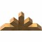 Ekena Millwork Saratoga Rough Sawn Timber Gable Bracket, Western Red Cedar, 48"W x 24"H x 6"D x 6"F, 12/12 Pitch GBW048X24X0606SAR00RWR - alternate 2